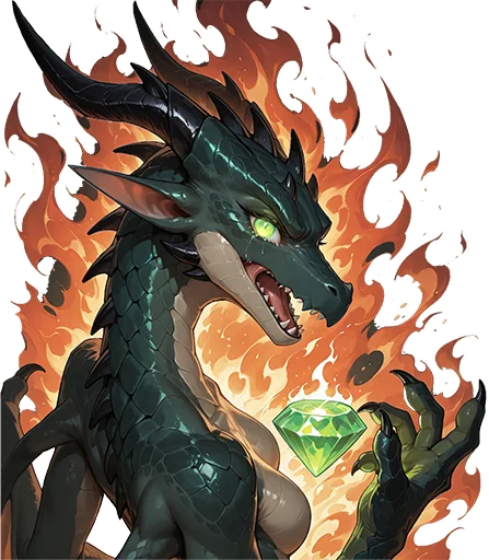 🔥 Стикер «Kiru Dragoness» для Telegram