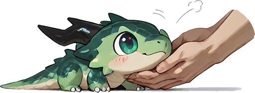 🤗 Стикер «Kiru Dragoness» для Telegram