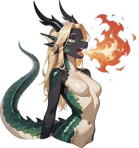 🔥 Стикер «Kiru Dragoness» для Telegram