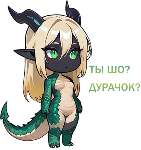 🤡 Стикер «Kiru Dragoness» для Telegram