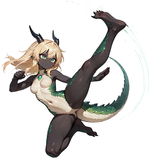 🦵 Стикер «Kiru Dragoness» для Telegram