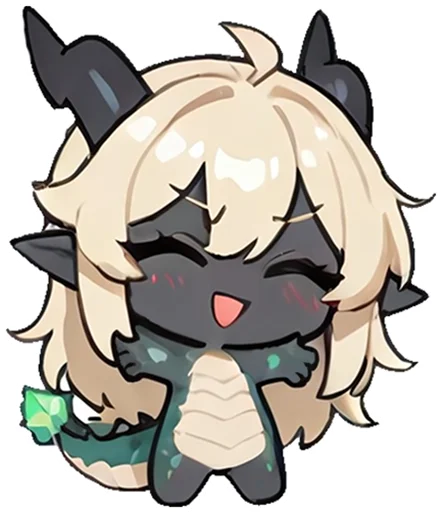 🤗 Стикер «Kiru Dragoness» для Telegram