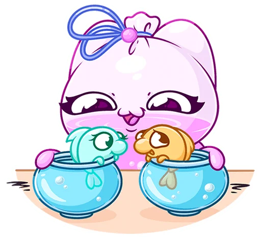 ☺ Стикер «Киселька без надписей» для Telegram