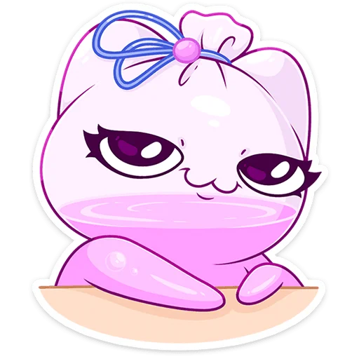 ☺ Стикер «Киселька без надписей» для Telegram