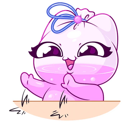 ☺ Стикер «Киселька без надписей» для Telegram