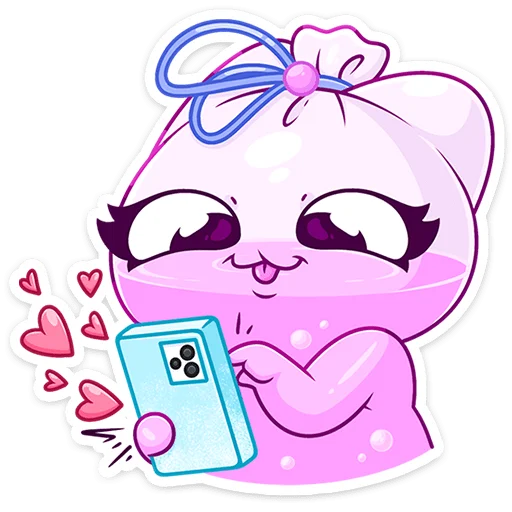 ❤ Стикер «Киселька без надписей» для Telegram