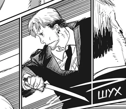 🤗 Стикер «Kishibe Chainsaw Man» для Telegram