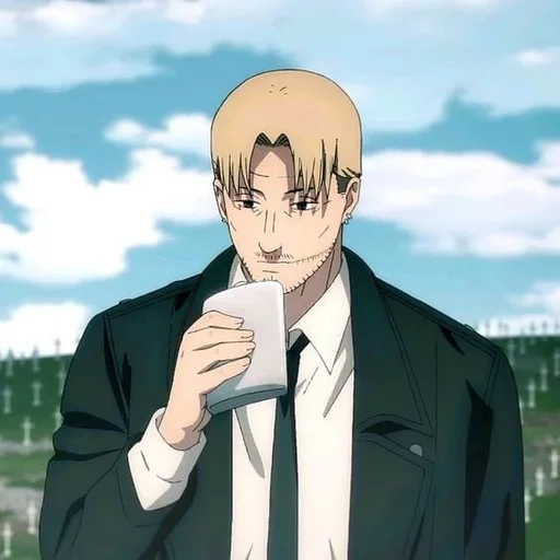 😶 Стикер «Kishibe Chainsaw Man» для Telegram