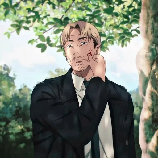 😕 Стикер «Kishibe Chainsaw Man» для Telegram