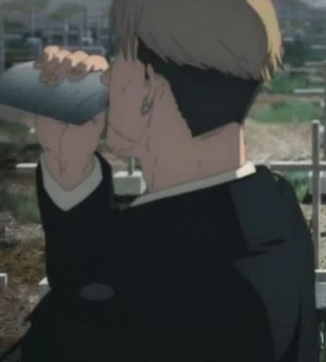 🥤 Стикер «Kishibe Chainsaw Man» для Telegram