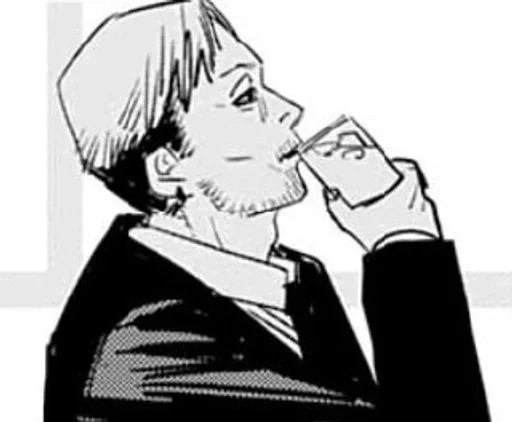 🍷 Стикер «Kishibe Chainsaw Man» для Telegram