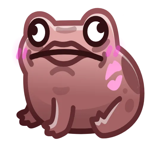 💎 Стикер «Kissed Frog» для Telegram