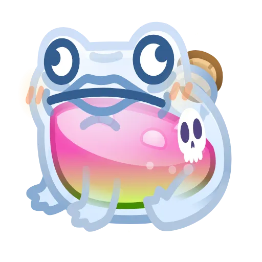 💎 Стикер «Kissed Frog» для Telegram