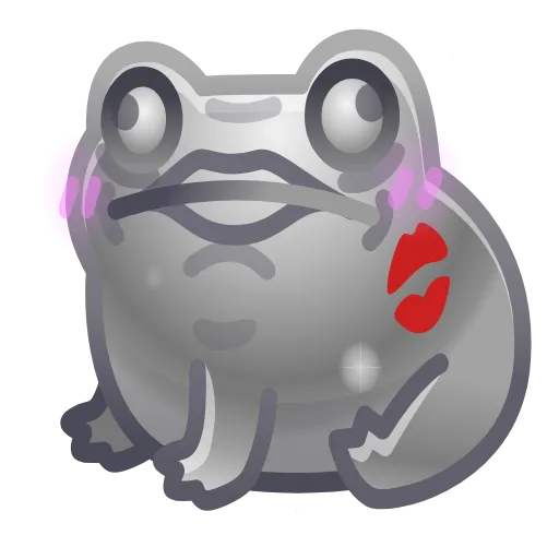💎 Стикер «Kissed Frog» для Telegram