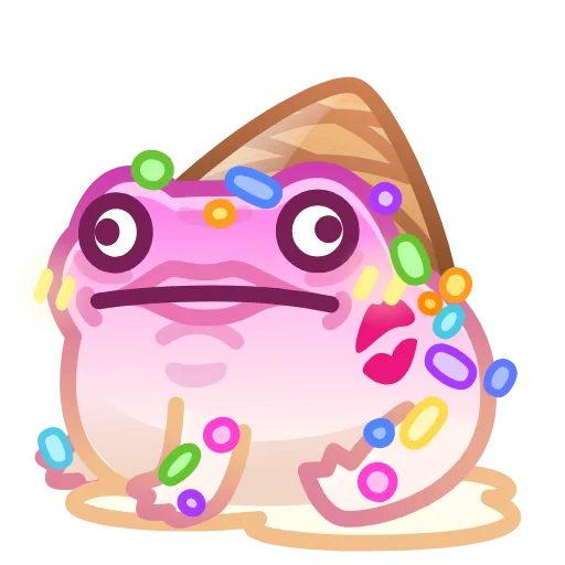 💎 Стикер «Kissed Frog» для Telegram