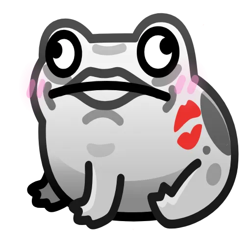 💎 Стикер «Kissed Frog» для Telegram
