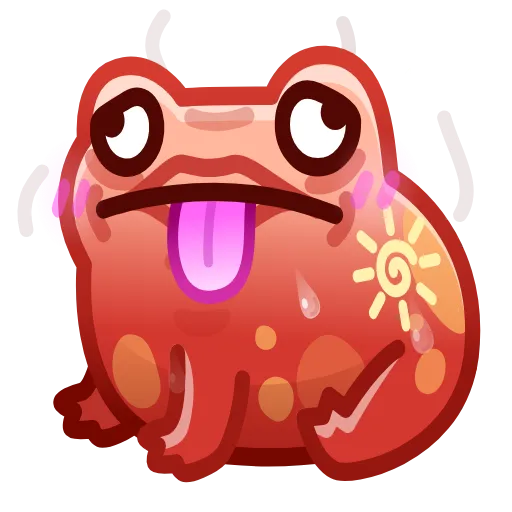 💎 Стикер «Kissed Frog» для Telegram