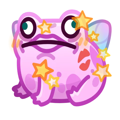 💎 Стикер «Kissed Frog» для Telegram