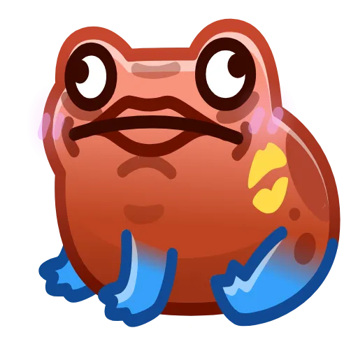 💎 Стикер «Kissed Frog» для Telegram