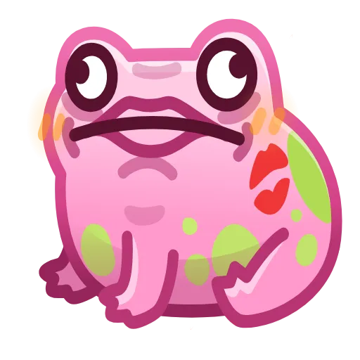 💎 Стикер «Kissed Frog» для Telegram