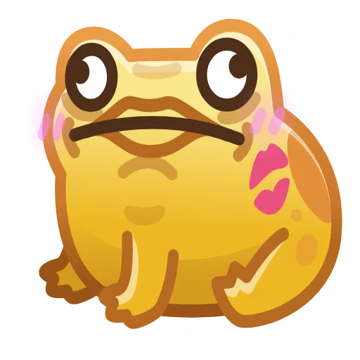 💎 Стикер «Kissed Frog» для Telegram