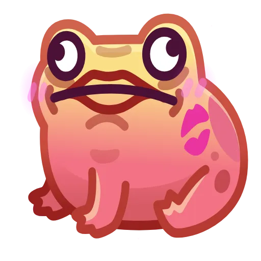 💎 Стикер «Kissed Frog» для Telegram