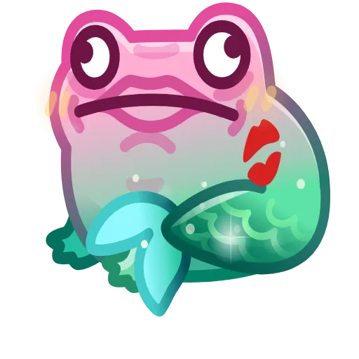 💎 Стикер «Kissed Frog» для Telegram