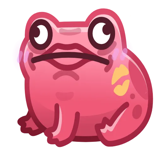 💎 Стикер «Kissed Frog» для Telegram
