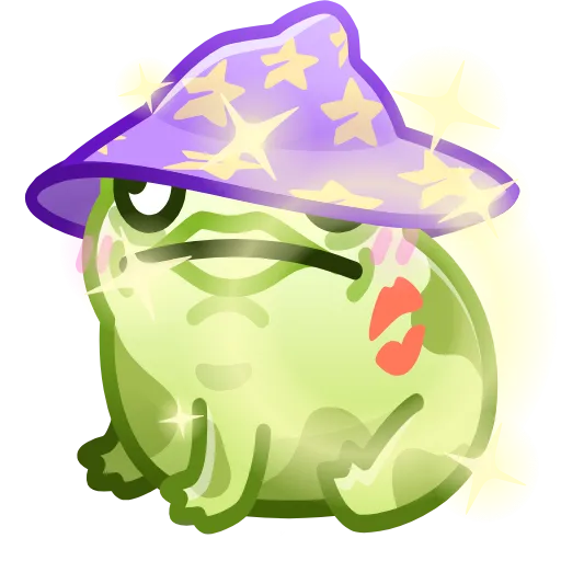 💎 Стикер «Kissed Frog» для Telegram