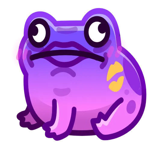 💎 Стикер «Kissed Frog» для Telegram