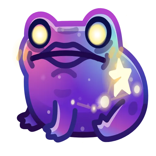 💎 Стикер «Kissed Frog» для Telegram