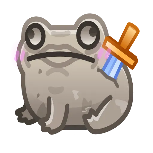 💎 Стикер «Kissed Frog» для Telegram
