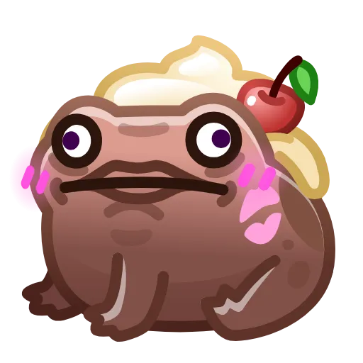 💎 Стикер «Kissed Frog» для Telegram