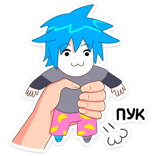 🌬 Стикер «Кисселёк» для Telegram