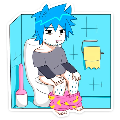 🚽 Стикер «Кисселёк» для Telegram