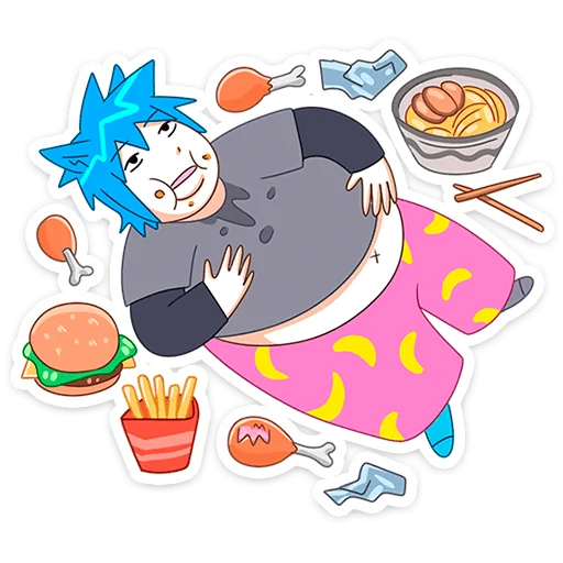🍔 Стикер «Кисселёк» для Telegram