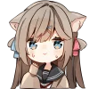 🥲 Эмодзи «Кисуня тян» для Telegram