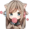 🍭 Эмодзи «Кисуня тян» для Telegram