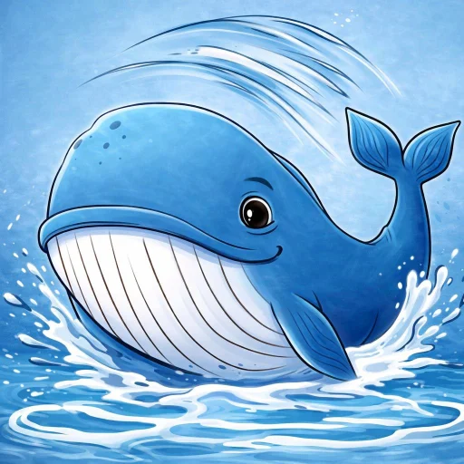 🤩 Стикер «Кит» для Telegram