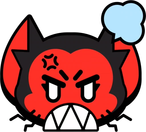 😠 Стикер «Кит» для Telegram
