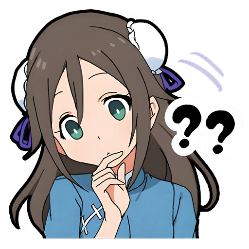🤔 Стикер «Китайская тян» для Telegram