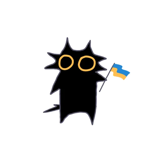 🇺🇦 Стикер «кітики» для Telegram