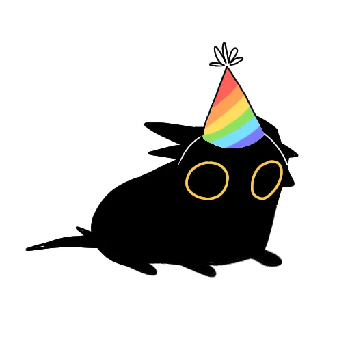 🎂 Стикер «кітики» для Telegram