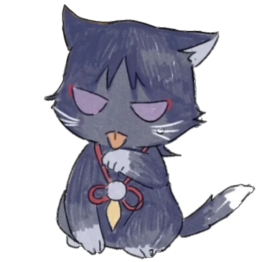 😋 Стикер «Cat Scaramouche» для Telegram
