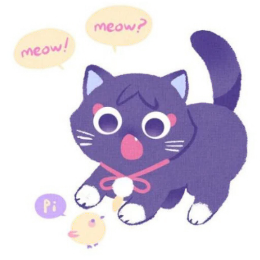 😧 Стикер «Cat Scaramouche» для Telegram