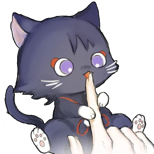 😛 Стикер «Cat Scaramouche» для Telegram