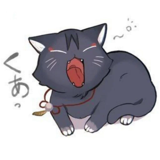 🥱 Стикер «Cat Scaramouche» для Telegram