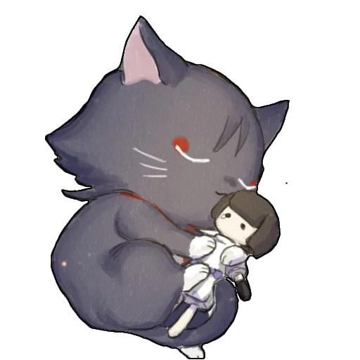😴 Стикер «Cat Scaramouche» для Telegram