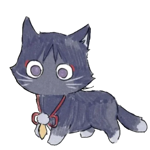 😐 Стикер «Cat Scaramouche» для Telegram