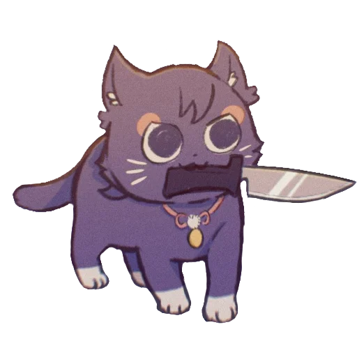 🔪 Стикер «Cat Scaramouche» для Telegram